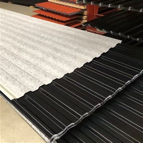 box section metal roofing sheet with an anti-condensation felt|anti condensation metal roof sheets.